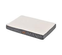 Juskys Lit orthopédique Milow 92 x 69 cm - Moelleux et stable - Housse amovible et lavable - Coussin pour chien pour chiens de taille moyenne - Beige