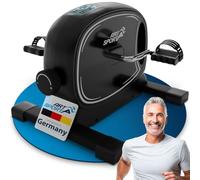 Juskys Mini Vélo d'appartement Sportivo - Pédalier d'Entraînement Silencieux pour Maison - Entraîneur de Bras et Jambes - Mini Vélo idéal pour Seniors Fitness