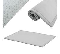 Juskys Tapis d'éveil et de jeu, Couverture d'éveil 180 x 120 cm, Tapis en Velours pour Enfant, Bébé et Yoga - Tapis antidérapant et Doux, Gris