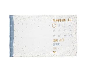 JUSNOVA Couverture âge étape bébé - Bleu