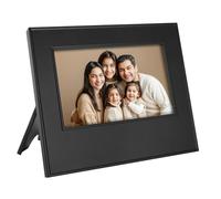 Jusocc Cadre photo 30S enregistrable vocal, support mural ou de table, 19 x 16 cm, cadeau sentimental pour garçons et filles, enfants, mère, père, grands-parents, anniversaire, Noël (noir)