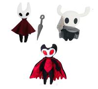 JUSONGKWCP 3 Pcs Hollow Knights Jouet en Peluche, Poupée Hollow Knights Figurine Grimm Nail, 30 Cm / 11.8 inches Party Decor Plush