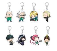 JUSONGKWCP 8 Pcs Porte Clés SakamotoDay Anime Figurine Pendentifs Porte Clef Decor Acrylique SakamotoDay Keychain