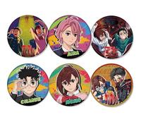 JUSONGKWCP Badge AyaseMomo ShiratoriAira Anime 6 Pièces, 58mm Multicolore Épingle en Émail Sac Pins Cosplay Accessoires de Costume