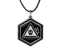 JUSONGKWCP Collier Murder Uzi Drone, Collier Fashion Cartoon Accessoires De Costume, Pendentif Murder Uzi Drone Logo Bijoux, Chaîne En Métal Pour Les Fans