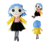JUSONGKWCP Coralines and The Secret Door Jouet en Peluche, Poupée Coralines Figurine, Cartoon Ghost Mother Coralines Party Decor Plush 28 Cm / 11 inches Coralines Jouets