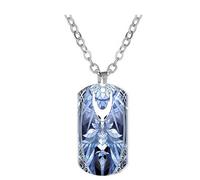 JUSONGKWCP Hollow Knights Collier The Knight Figurine Cosplay Accessoires Pendentif Hollow Knights Bijoux Chaîne En Métal Pour Les Fans (Silver - 2)