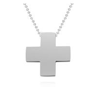 JUSONGKWCP Neon Genesis Evangelions Cross Collier, Cross Logo Necklace Pendentif Bijoux Accessoires, Chaîne En Métal, Eva Misatos Cosplay Accessories
