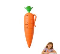 Jusqu’à 60 Secondes Stylo Audio en Forme De Carotte avec Fonction D’Enregistrement Et De Lecture,de Mémoire Vocale, Écriture avec Recharge D’Encre Cadeau Éducatif Et Original pour Enfants, Étudiants