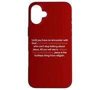 Jusqu'à ce Que tu Rencontres Dieu (Jean 20) Coque pour iPhone 16 Plus