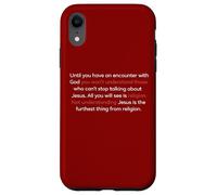 Jusqu'à ce Que tu Rencontres Dieu (Jean 20) Coque pour iPhone XR