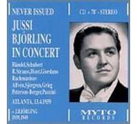 Jussi Bjoerling In Concert in Atlanta, 1959