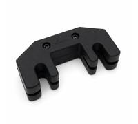 jussming Sourdine en alliage de zinc pour violon électrique acoustique 3/4, 4/4, avec effet silencieux supérieur, noir