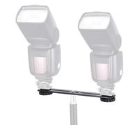 jussming Support d'éclairage réglable en alliage d'aluminium | Support rotatif à 360° pour lampe de poche, téléphone, appareil photo | Portable et léger (146 g) | Idéal pour le vlogging, le streaming