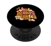 Just 10 More Minutes Night Owl Chemise de Nuit Sleepyheads PopSockets PopGrip Adhésif