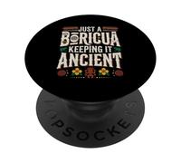 Just A Boricua Keeping It Ancient Porto Rico Taino PopSockets PopGrip Adhésif