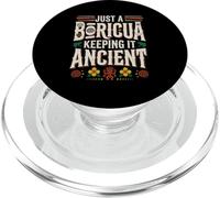 Just A Boricua Keeping It Ancient Porto Rico Taino PopSockets PopGrip pour MagSafe