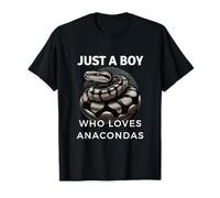 Just A Boy Who Loves Anacondas - Serpents et terraristique T-Shirt
