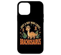 Just A Boy Who Loves Brachiosaurus Paléontologie Coque pour iPhone 12 Mini