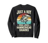 Just A Boy Who Loves Hammerhead Sharks Sweatshirt