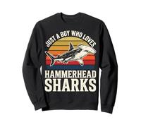 Just A Boy Who Loves Hammerhead Sharks Sweatshirt