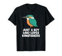 Just a Boy Who Loves Kingfishers Oiseau martin-pêcheur T-Shirt