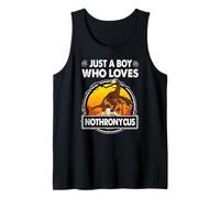 Just A Boy Who Loves Nothronycus Funny Dinosaur Prehistoric Débardeur