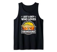 Just A Boy Who Loves Ouranosaurus Funny Dinosaur Prehistoric Débardeur