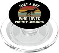 Just A Boy Who Loves Pachycephalosaurus Enfant PopSockets PopGrip pour MagSafe