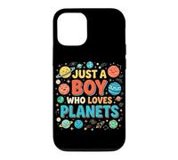 Just A Boy Who Loves Planets Système Solaire Astronomie Espace Coque pour iPhone 12/12 Pro