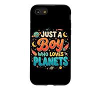 Just A Boy Who Loves Planets Système Solaire Astronomie Espace Coque pour iPhone SE (2020) / 7/8
