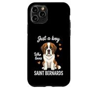 Just A Boy Who Loves Saint Bernard Coque pour iPhone 11 Pro