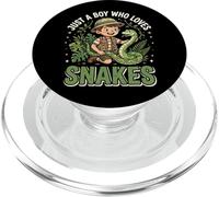 Just A Boy Who Loves Snakes Serpent À Nez Retroussé PopSockets PopGrip pour MagSafe