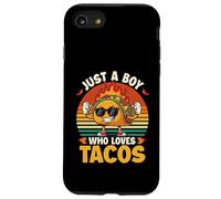 Just A Boy Who Loves Tacos - Amoureux de Tacos Cinco de Mayo Coque pour iPhone SE (2020) / 7/8