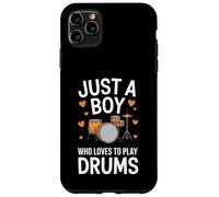 Just a Boy Who Loves to Play Drums Coque pour iPhone 11 Pro Max