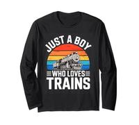 Just A Boy Who Loves Trains Manche Longue