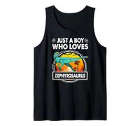 Just A Boy Who Loves Zephyrosaurus Dinosaur Prehistoric Débardeur
