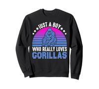 Just A Boy Who Really Loves Gorilles Sweatshirt