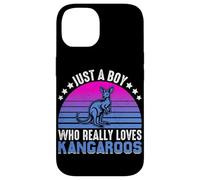 Just A Boy Who Really Loves Kangourous Coque pour iPhone 14