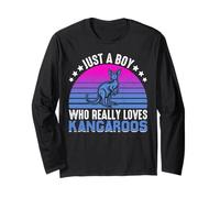 Just A Boy Who Really Loves Kangourous Manche Longue