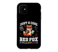 Just A Cool Fox Back to School 2026 Apprentissage Amusant pour Les étudiants Coque pour iPhone 11