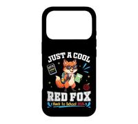 Just A Cool Fox Back to School 2026 Apprentissage Amusant pour Les étudiants Coque pour iPhone 17 Pro