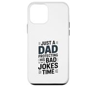 Just A Dad Protecting His Bad Jokes Time Humour Coque pour iPhone 12 Mini