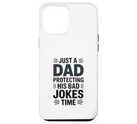 Just A Dad Protecting His Bad Jokes Time Humour Coque pour iPhone 12 Pro Max