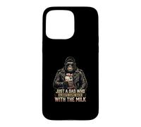 Just A Dad Who Always Came Back with The Milk Coque pour iPhone 15 Pro Max