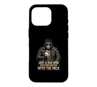 Just A Dad Who Always Came Back with The Milk Coque pour iPhone 16 Pro
