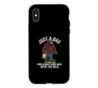 Just A Dad Who Always Came Back with The Milk Coque pour iPhone X/XS
