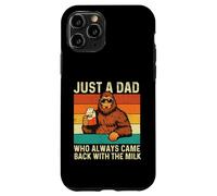 Just A Dad Who Always Came Back with The Milk - Dad Humour Coque pour iPhone 11 Pro