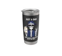 Just a Dad Who Always Came Back with The Milk Father's Day Gobelet isotherme en acier inoxydable double paroi
