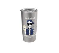 Just a Dad Who Always Came Back with The Milk Father's Day Gobelet isotherme en acier inoxydable double paroi